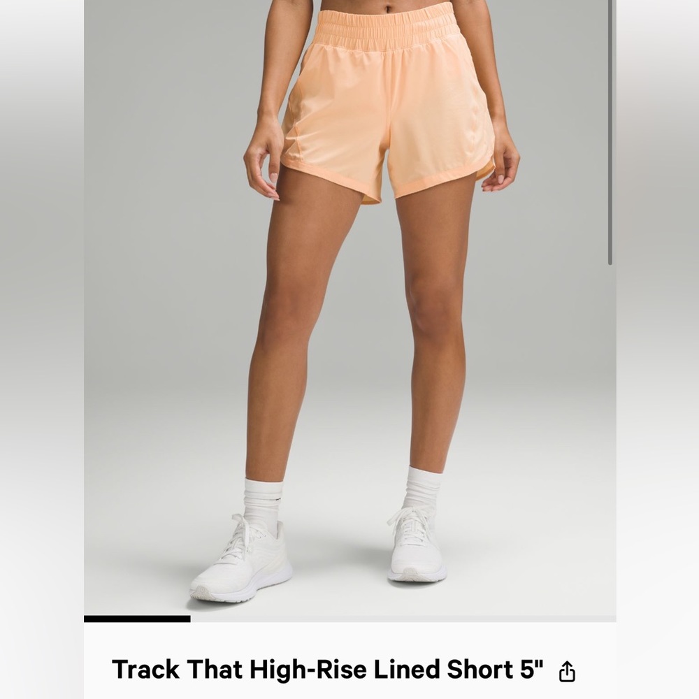 NWOT Lululemon Track That High-Rise Lined Shorts 12